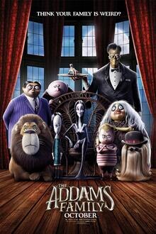 The Addams Family The movie poster of The Addams Family