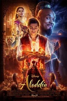 Aladdin The movie poster of Aladdin