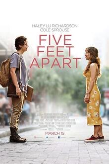 Five Feet Apart The movie poster of Five Feet Apart